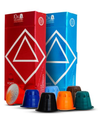 Verwekaf - Compatible Capsules  Nespresso self-protected Boxes of 10 self-protected orientated capsules